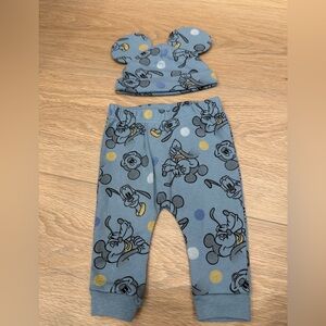 Disney Blue Mickey Mouse Kids Matching Set